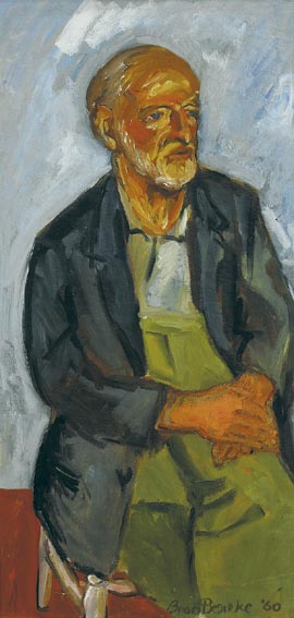 PORTRAIT OF THE ARTIST'S FATHER, TOMS BOURKE by Brian Bourke sold for 4,800 at Whyte's Auctions