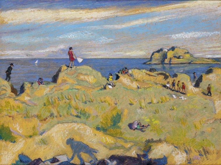 PORTMARNOCK, SUMMER 1928 by Harry Kernoff sold for 19,000 at Whyte's Auctions