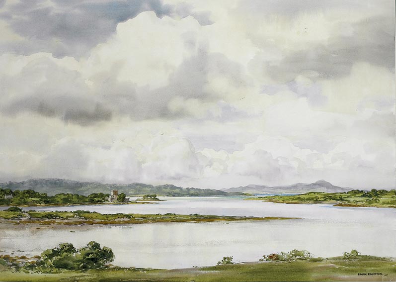 GLENVEIGH CASTLE, COUNTY DONEGAL by Frank Egginton sold for 5,200 at Whyte's Auctions