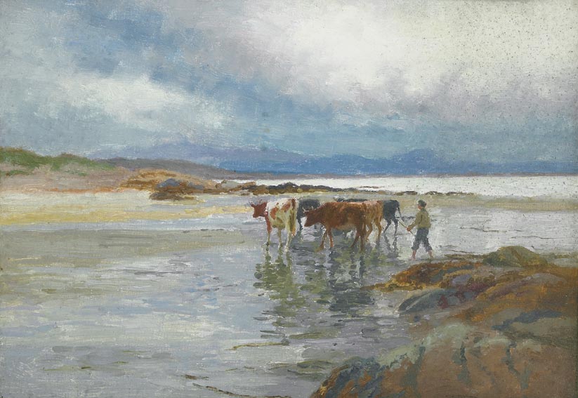 FOR ISLAND PASTURAGE by William Henry Bartlett sold for 8,000 at Whyte's Auctions