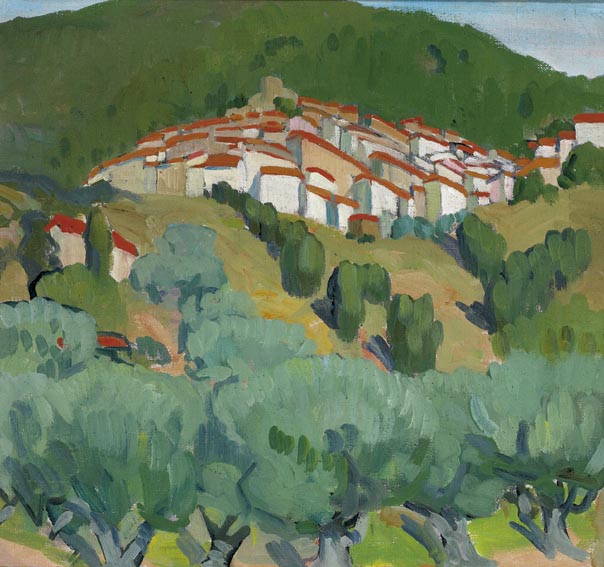 HILL-TOP TOWN, FRANCE by Mary Swanzy sold for 16,000 at Whyte's Auctions
