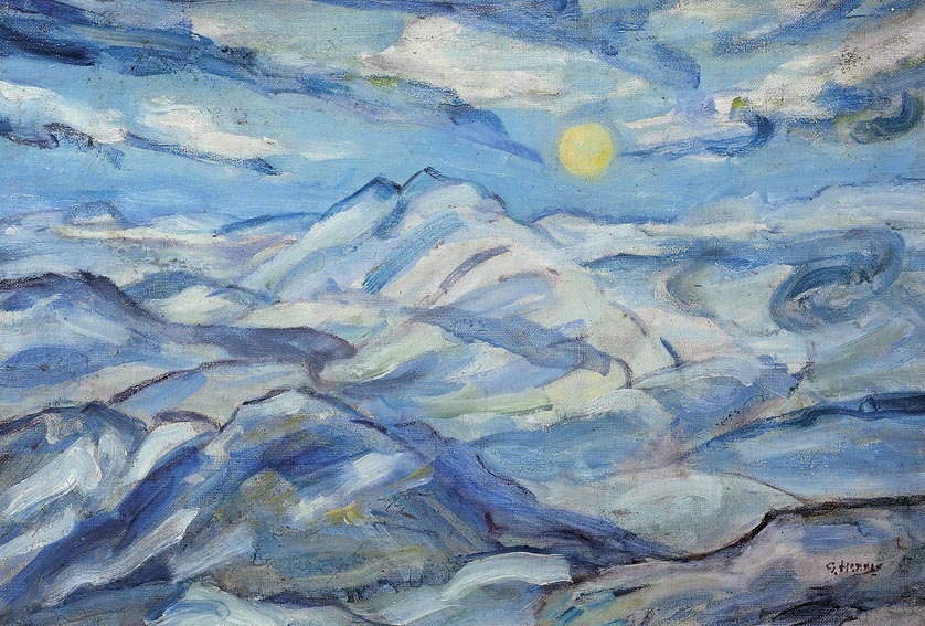 BLUE MOUNTAIN LANDSCAPE by Grace Henry sold for 6,000 at Whyte's Auctions