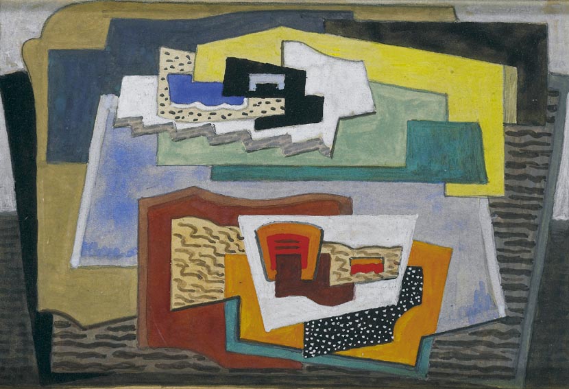 ABSTRACT COMPOSITION, 1925 by Mainie Jellett sold for 7,000 at Whyte's Auctions