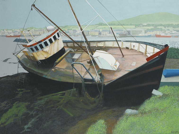FISHING TRAWLER by Eric Patton sold for 2,200 at Whyte's Auctions