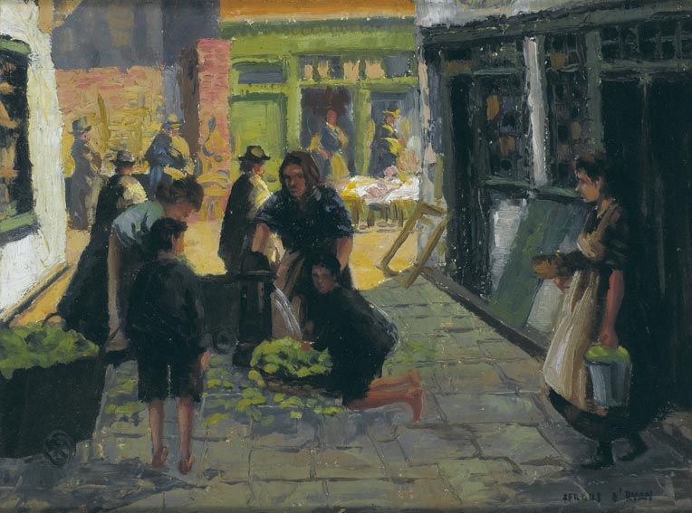 DENMARK STREET, DUBLIN by Fergus O'Ryan RHA (1911-1989) at Whyte's Auctions