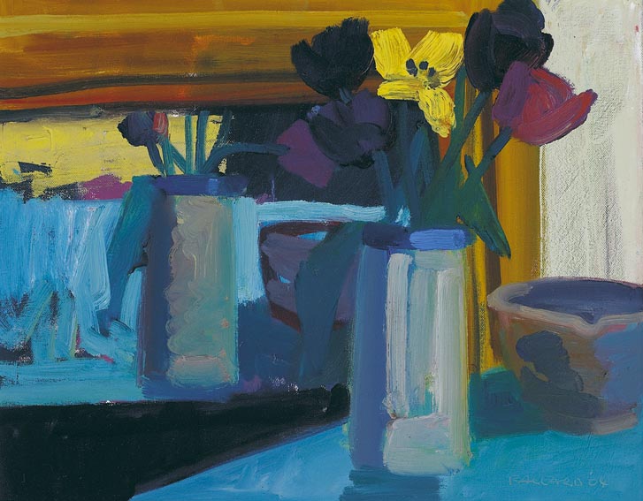 TULIPS REFLECTED IN MIRROR by Brian Ballard sold for 5,200 at Whyte's Auctions