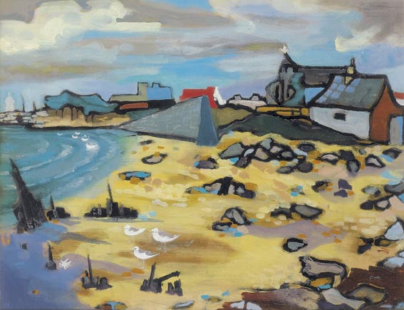 SUTTON SEA FRONT by Pamela Matthews sold for 1,700 at Whyte's Auctions