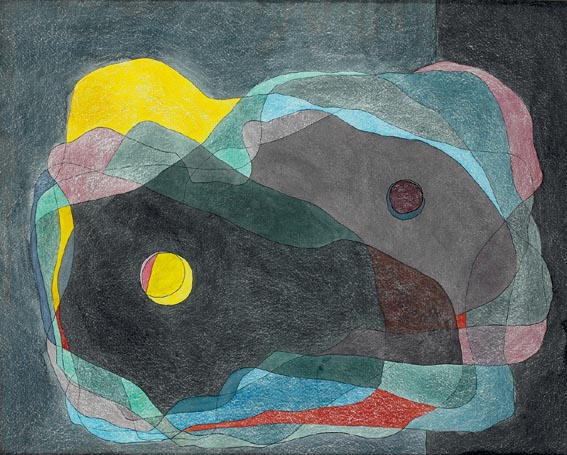 ABSTRACT COMPOSITION by Kenneth Hall sold for 1,200 at Whyte's Auctions