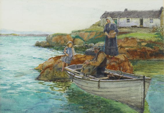 RETURNING HOME by William Henry Bartlett sold for 4,800 at Whyte's Auctions