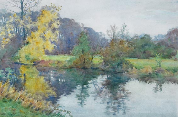 THE END OF AUTUMN by David Gould sold for 2,000 at Whyte's Auctions