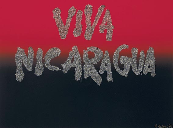 VIVA NICARAGUA by Robert Ballagh sold for 1,000 at Whyte's Auctions