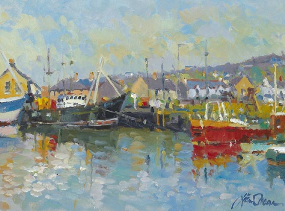 CORNER OF THE HARBOUR, ARKLOW by Liam Treacy sold for 4,400 at Whyte's Auctions