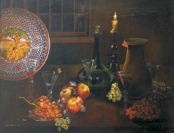 CANDLELIGHT STILL LIFE NO. 2 by Liam Belton sold for 4,400 at Whyte's Auctions