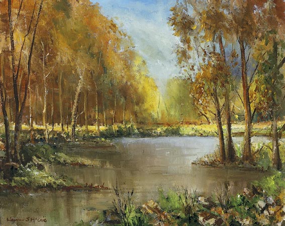 AUTUMN by Norman J. McCaig sold for 3,600 at Whyte's Auctions