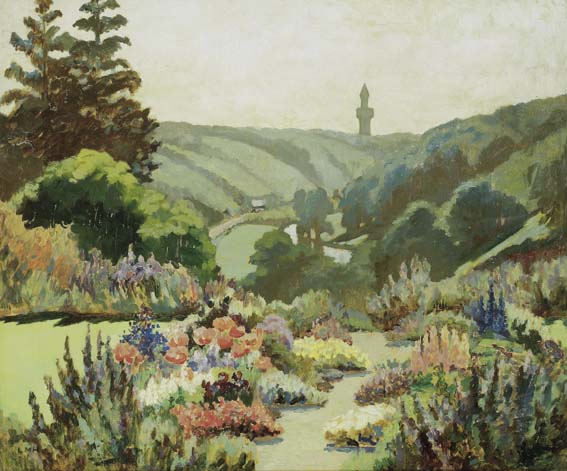 A GARDEN IN THE LIFFEY VALLEY by Letitia Marion Hamilton sold for 15,000 at Whyte's Auctions