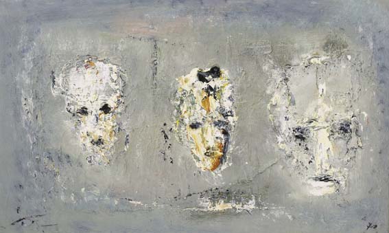 HEADS IN A LANDSCAPE by John Kingerlee sold for 15,000 at Whyte's Auctions