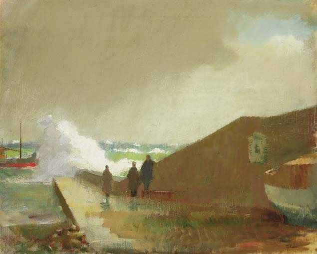 THE JETTY by Tom Carr sold for 8,500 at Whyte's Auctions