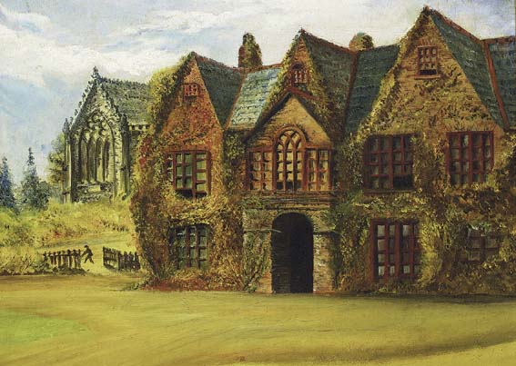 SIR WALTER RALEIGH'S HOUSE, YOUGHAL, COUNTY CORK by John Armour Haydn sold for 1,300 at Whyte's Auctions