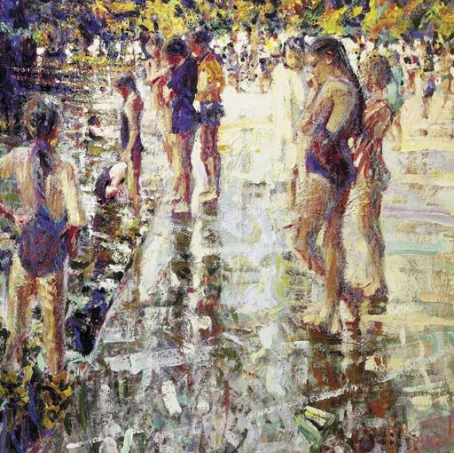 TOWARDS EVENING (LISMORE RIVER POOL) by Arthur K. Maderson sold for 16,000 at Whyte's Auctions