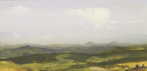 LANDSCAPE WITH CLOUD, RESHIA, UMBRIA by Martin Mooney sold for 2,200 at Whyte's Auctions