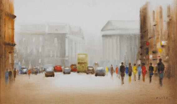 WESTMORELAND STREET, DUBLIN by Anthony Robert Klitz sold for 1,600 at Whyte's Auctions