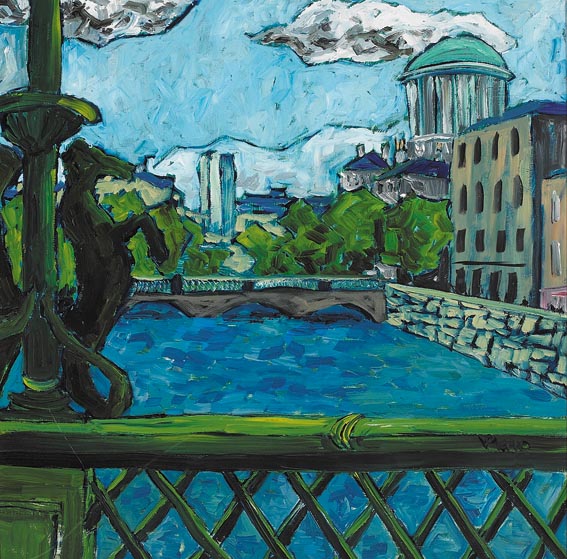 FROM CAPEL STREET BRIDGE by Patrick Viale sold for 1,200 at Whyte's Auctions
