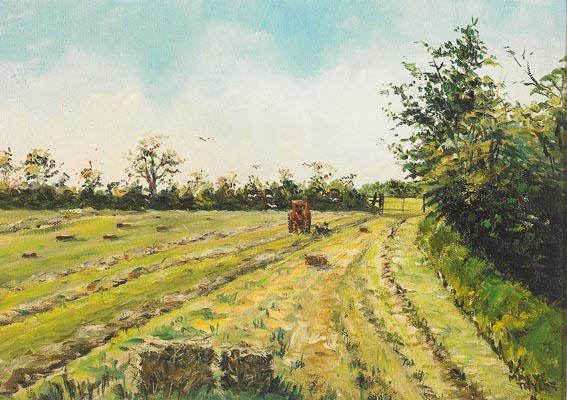 FARM AT ASHBOURNE by Maeve Taylor (b.1928) at Whyte's Auctions