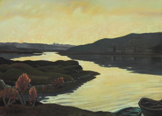 EVENING, CLIFDEN BAY by Harry Epworth Allen RBA (1894-1958) at Whyte's Auctions