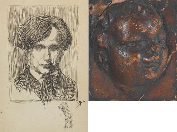 SELF PORTRAIT AT THE AGE OF 25 YEARS by John Langtry Lynas sold for 100 at Whyte's Auctions