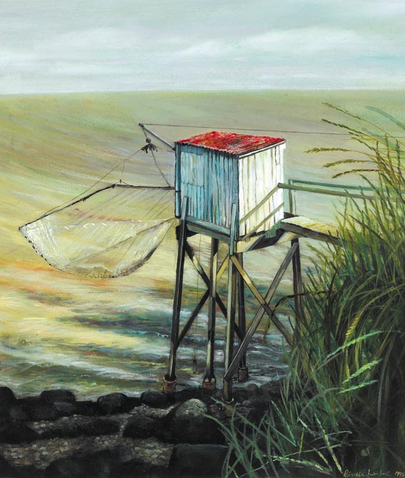 FISHERMAN'S HUT, FRANCE by Patricia Lambert sold for 500 at Whyte's Auctions