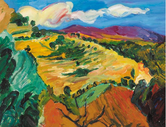 CONTINENTAL LANDSCAPE by Tony Dolan sold for 700 at Whyte's Auctions