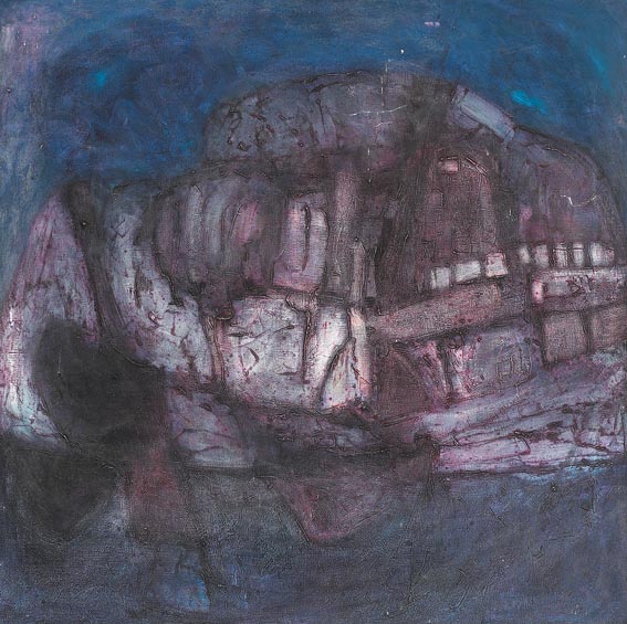 SHADOWS ON THE STONE MOUNTAIN (CANARIAS-GUIA, TALES OF THE GUANCHES) by Pdraig MacMiadhachin RWA (1929-2017) at Whyte's Auctions