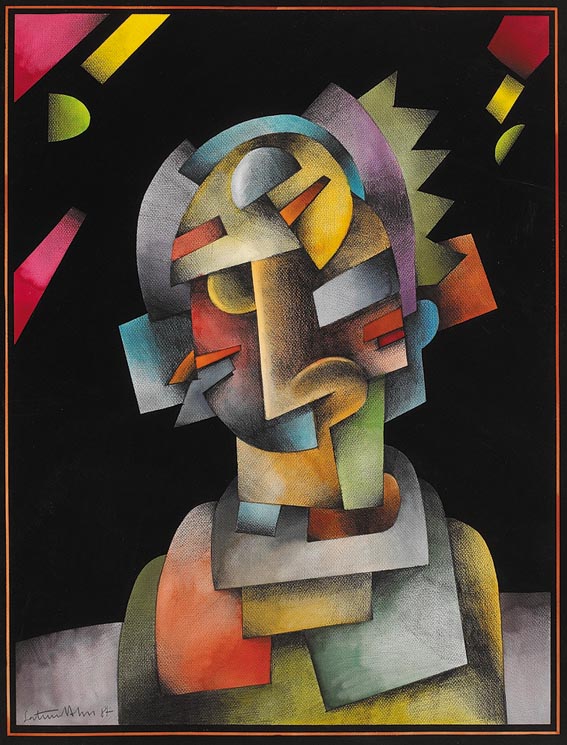 GEOMETRIC HEAD by Saturio Alonso (b.1954) at Whyte's Auctions