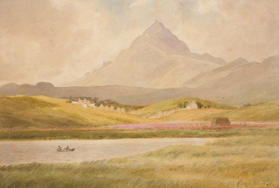 CROAGH PATRICK, COUNTY MAYO by Joseph William Carey sold for 1,000 at Whyte's Auctions