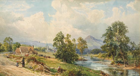 RIVER EASK, COUNTY DONEGAL by John Faulkner sold for 4,000 at Whyte's Auctions