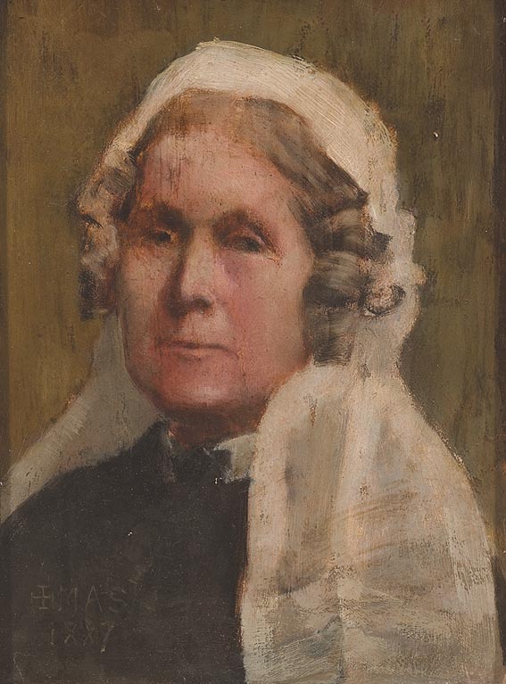 PORTRAIT OF ANNE FITZGERALD by Norman Garstin sold for 800 at Whyte's Auctions