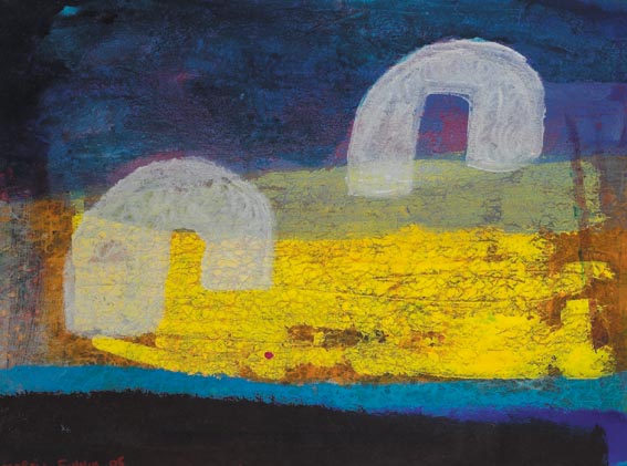 THE DREAMING HAYSTACKS by Martin Finnin sold for 3,200 at Whyte's Auctions