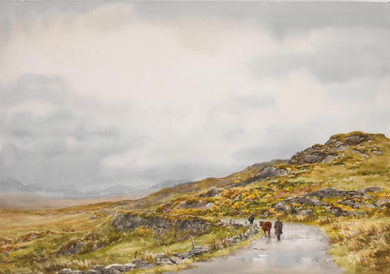 NEAR GEARHA BRIDGE, SNEEM, COUNTY KERRY by Frank Egginton sold for 7,200 at Whyte's Auctions