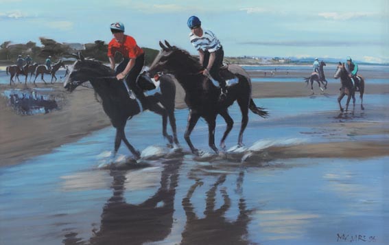 MORNING GALLOP, LAYTOWN by Cecil Maguire sold for 13,000 at Whyte's Auctions
