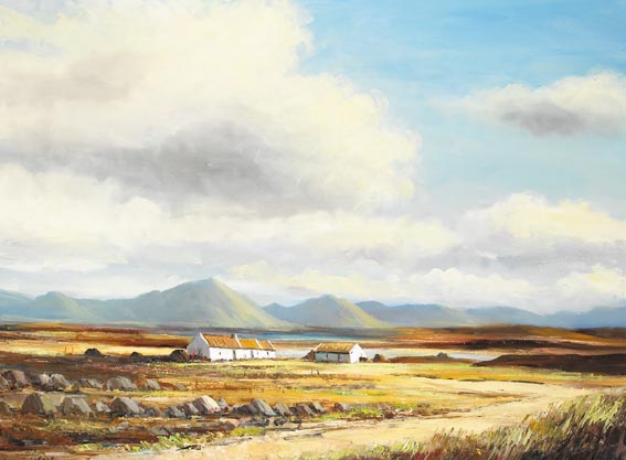 THE TWELVE PINS, CONNEMARA by Norman J. McCaig sold for 4,800 at Whyte's Auctions