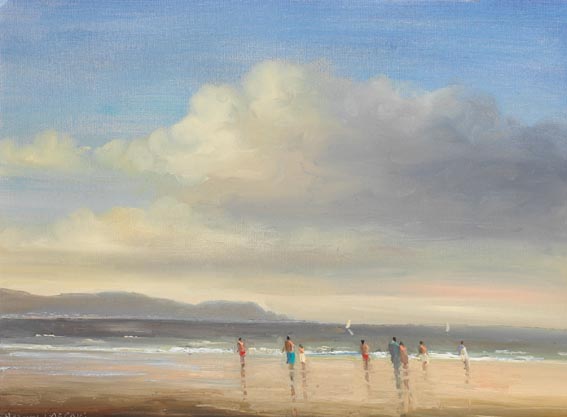 DOLLYMOUNT STRAND by Norman J. McCaig sold for 4,600 at Whyte's Auctions