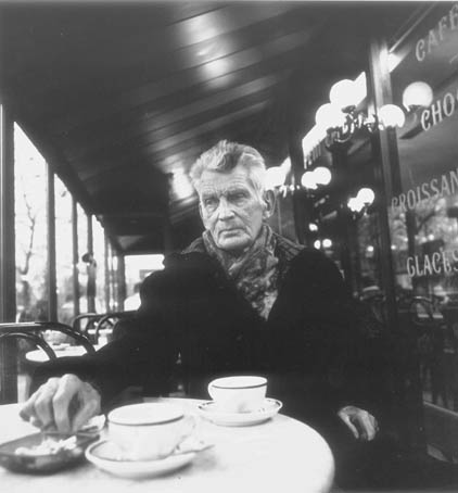 SAMUEL BECKETT, LE PETIT CAF, BOULEVARD ST JACQUE by John Minihan sold for 6,400 at Whyte's Auctions
