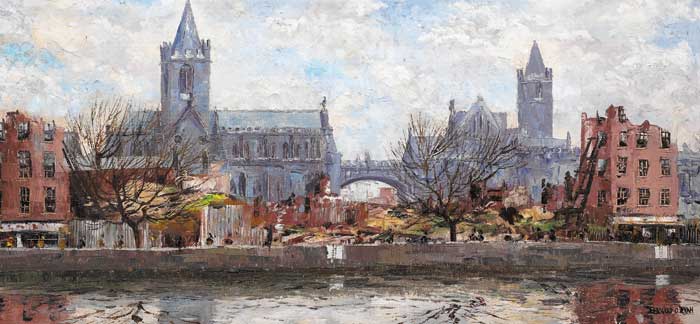 STUDY FOR CHRIST CHURCH, DUBLIN by Fergus O'Ryan sold for 4,000 at Whyte's Auctions