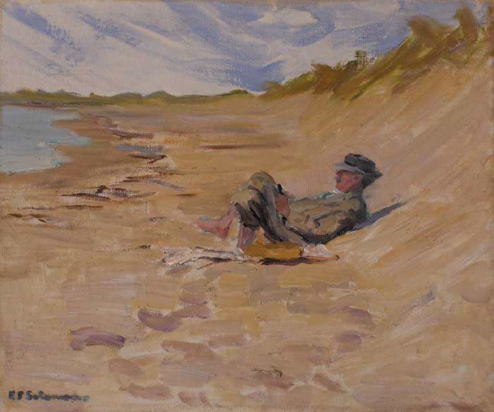 ON THE SANDHILLS, KILMORE QUAY, COUNTY WEXFORD by Estella Frances Solomons sold for 4,200 at Whyte's Auctions