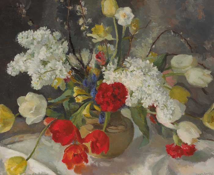 SPRING FLOWERS by Moyra Barry sold for 3,800 at Whyte's Auctions