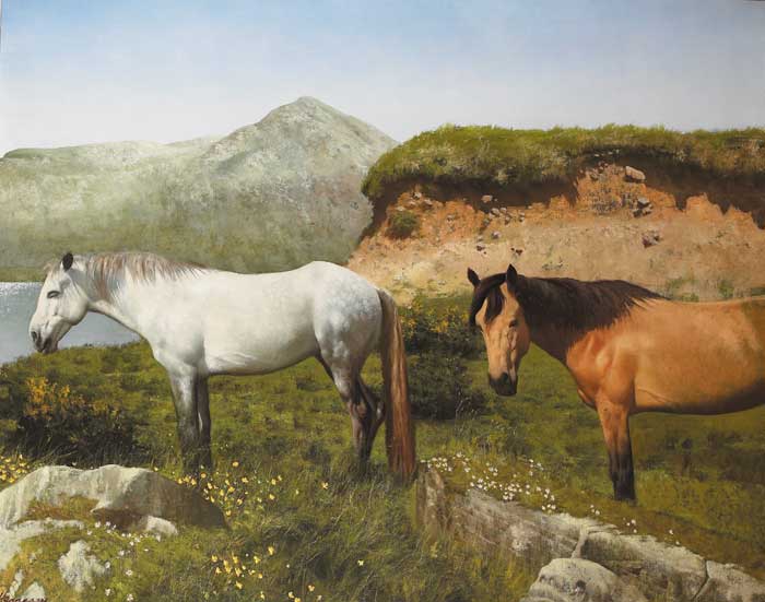 CONNEMARA PONIES by Patrick Hennessy sold for 29,000 at Whyte's Auctions