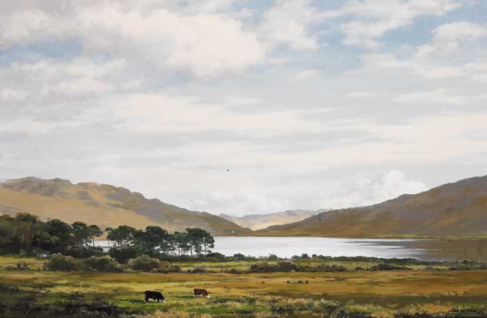 LOUGH NAFOOEY, CONNEMARA by Frank Egginton sold for 5,000 at Whyte's Auctions