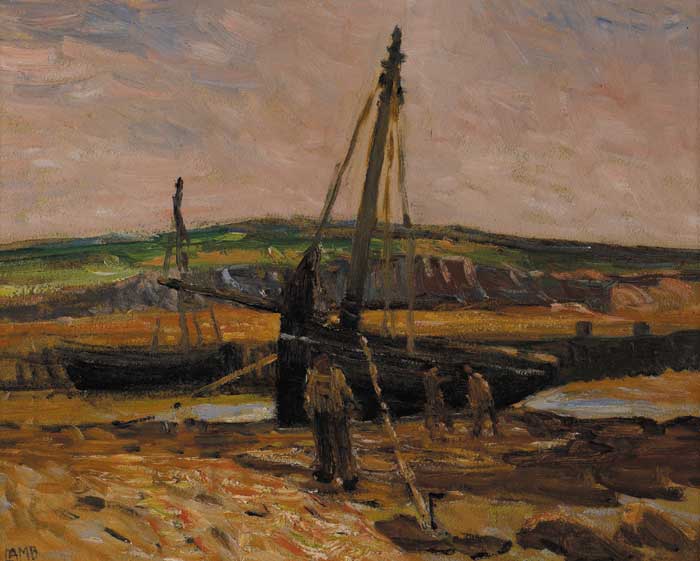 LOBSTER FISHERMAN, CARRAROE by Charles Vincent Lamb sold for 10,600 at Whyte's Auctions