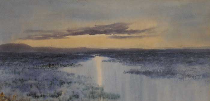 TWILIGHT by William Percy French sold for 11,600 at Whyte's Auctions