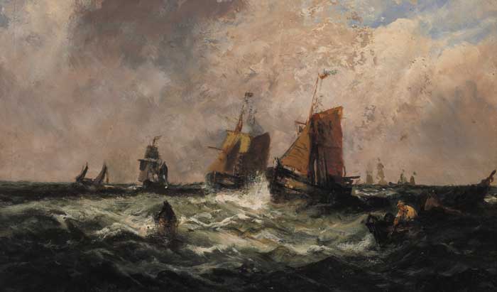 IN THE NORTH SEA by Edwin Hayes sold for 9,000 at Whyte's Auctions